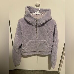 Cozy Lululemon Lavender Sherpa Hoodie